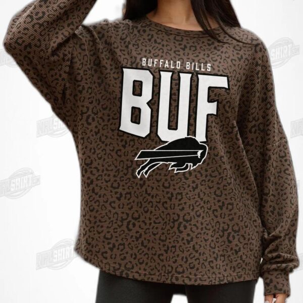 BUFFALO BILLS VITAL STYLE VINTAGE WASH CORDED NFL Shirt - Football Fan Tee 1