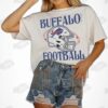 White Yard Line Fleece Crewneck Buffalo Bills Shirt