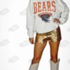 Cream Victorious Vixen Flowy Chicago Bears Shirt Cream Victorious Vixen Flowy Chicago Bears Shirt