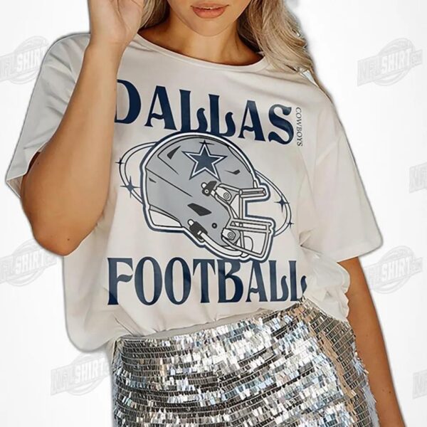 DALLAS COWBOYS Victorious Vixen Flowy NFL Shirt - Football Fan Tee 2