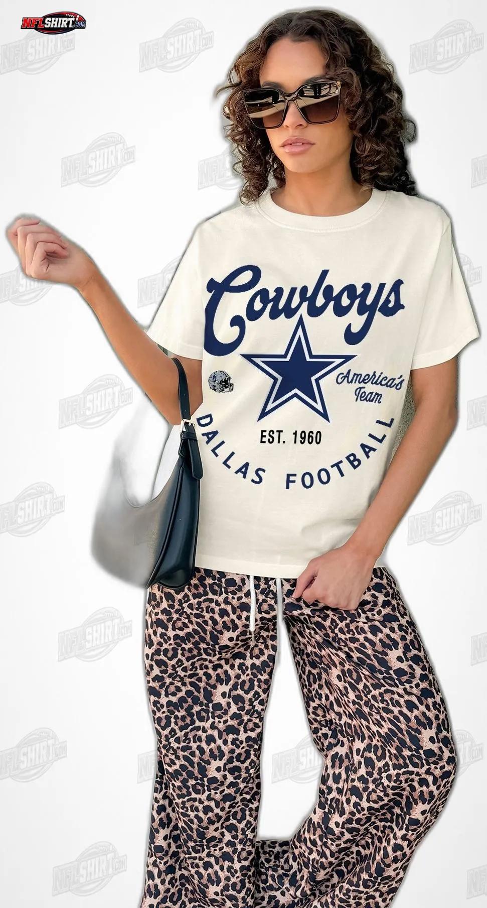 Cream You Know Our Name Classic Fit Dallas Cowboys Shirt Cream You Know Our Name Classic Fit Dallas Cowboys Shirt