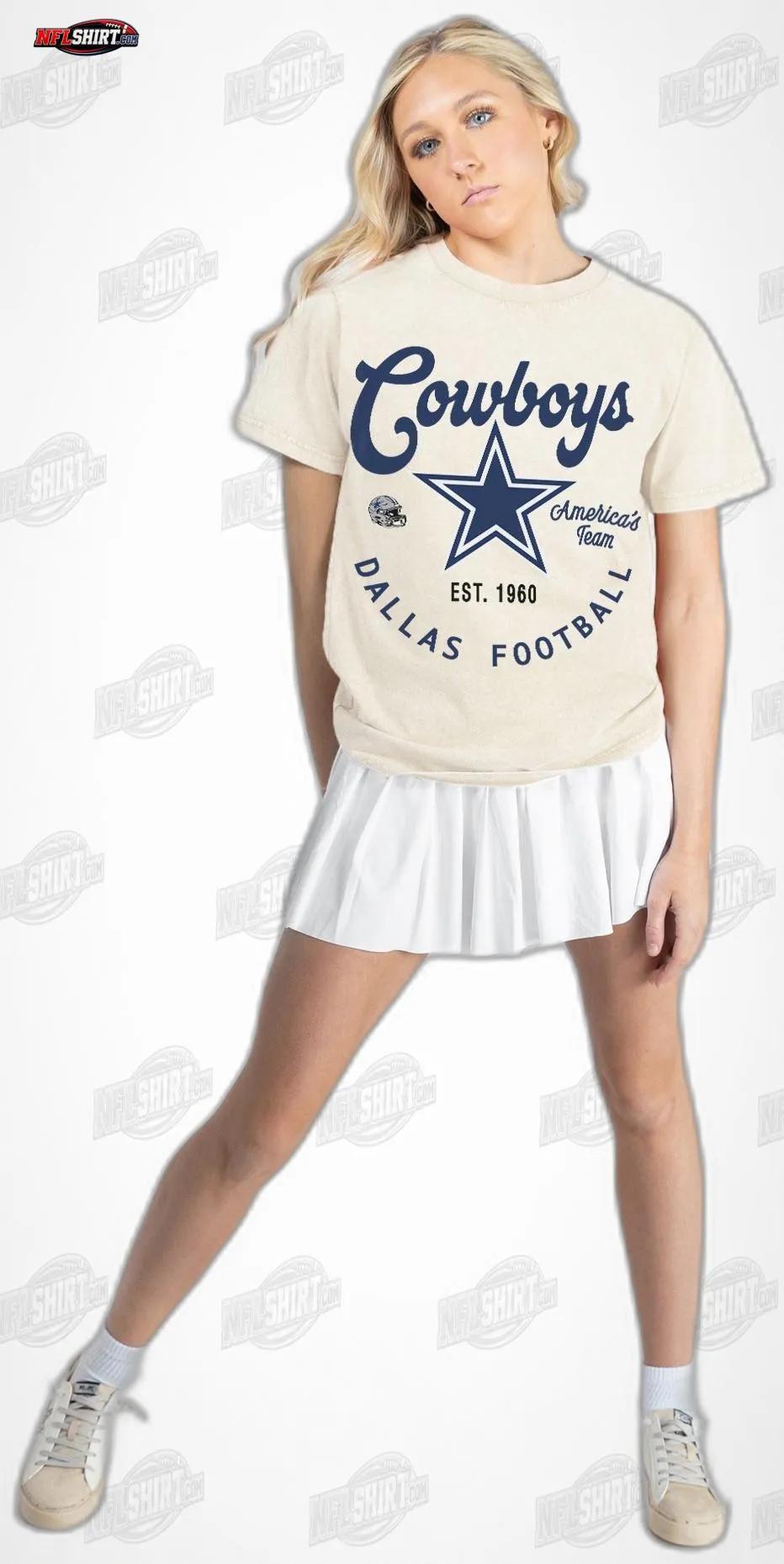 Cream You Know Our Name Classic Fit Dallas Cowboys Shirt Cream You Know Our Name Classic Fit Dallas Cowboys Shirt