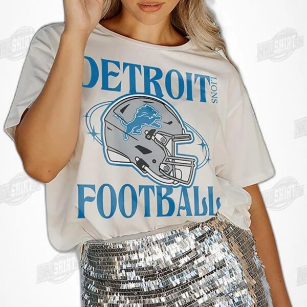 DETROIT LIONS Victorious Vixen Flowy NFL Shirt - Football Fan Tee 2