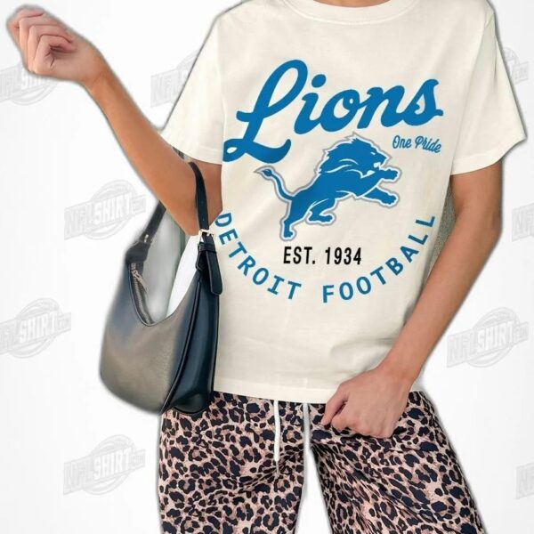 DETROIT LIONS YOU KNOW OUR NAME CLASSIC FIT NFL Shirt - Football Fan Tee 1