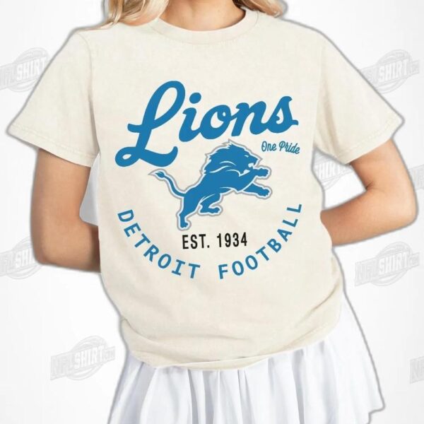 DETROIT LIONS YOU KNOW OUR NAME CLASSIC FIT NFL Shirt - Football Fan Tee 4