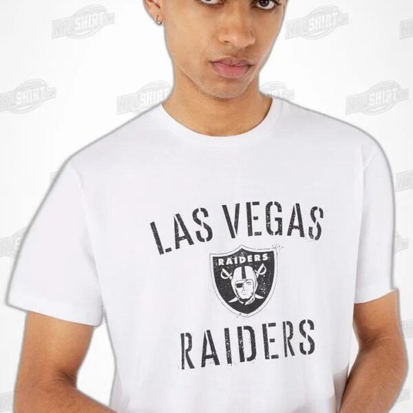 Las Vegas Raiders White NFL Shirt - Football Fan Tee 1