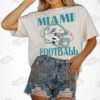 White Valkyrie Ruffle Sleeve Knit Top Miami Dolphins Shirt White Valkyrie Ruffle Sleeve Knit Top Miami Dolphins Shirt