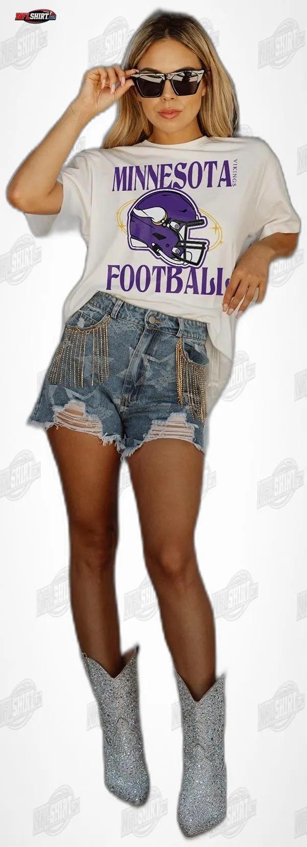 Retro Football Helmet Minnesota Vikings Shirt Retro Football Helmet Minnesota Vikings Shirt