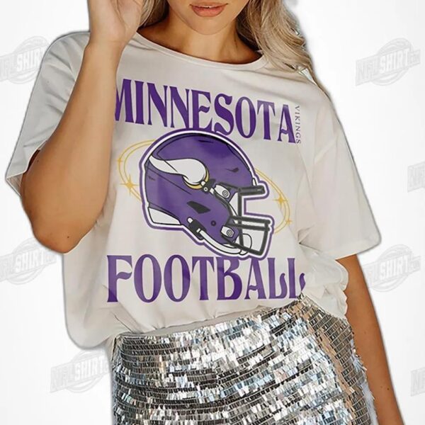 MINNESOTA VIKINGS Victorious Vixen Flowy NFL Shirt - Football Fan Tee 2