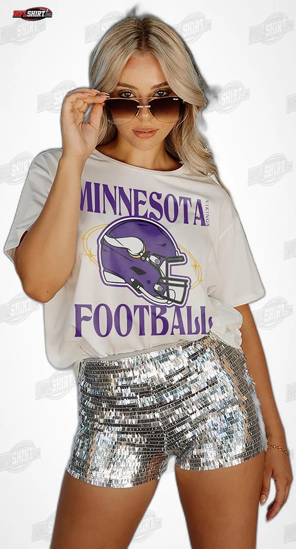 Retro Football Helmet Minnesota Vikings Shirt Retro Football Helmet Minnesota Vikings Shirt