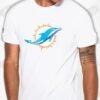 White Valkyrie Ruffle Sleeve Knit Top Miami Dolphins Shirt White Valkyrie Ruffle Sleeve Knit Top Miami Dolphins Shirt