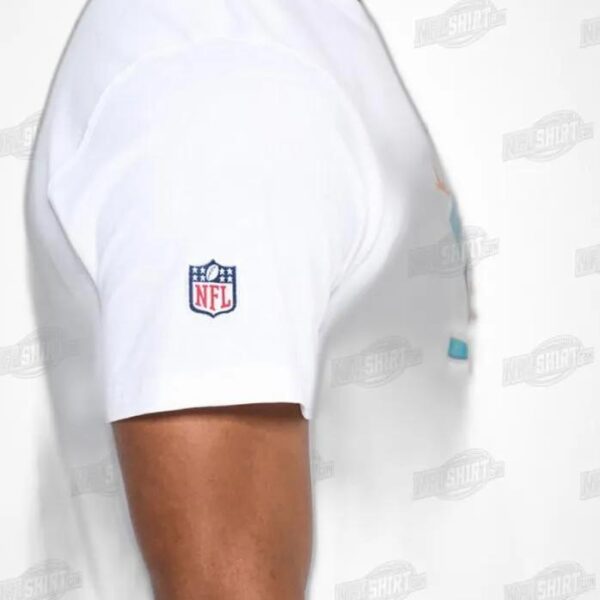 Miami Dolphins White NFL Shirt - Football Fan Tee 3