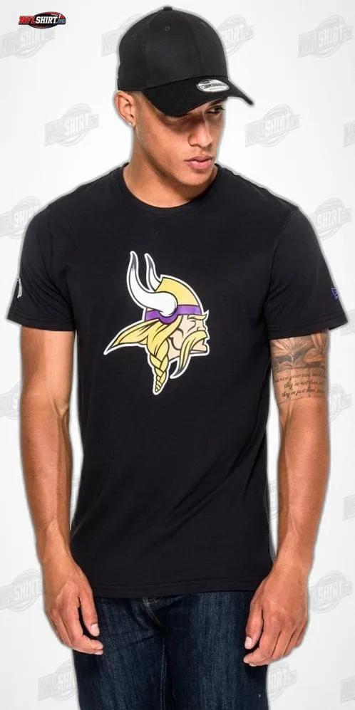 Black Classic Logo Crewneck Minnesota Vikings Shirt Black Classic Logo Crewneck Minnesota Vikings Shirt