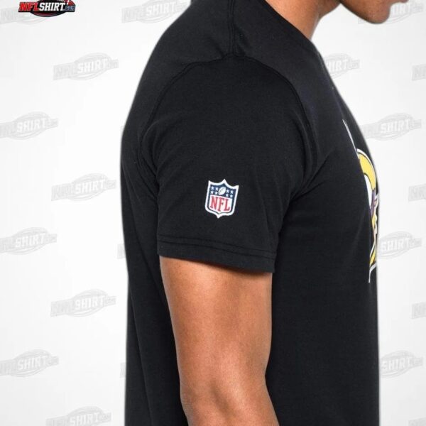 Minnesota Vikings Black NFL Shirt - Football Fan Tee 3