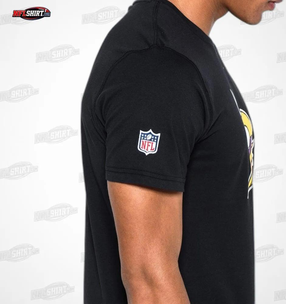 Black Classic Logo Crewneck Minnesota Vikings Shirt Black Classic Logo Crewneck Minnesota Vikings Shirt
