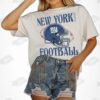 White Yard Line Fleece Crewneck New York Giants Shirt