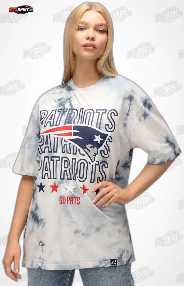 Stacked Patriots Wordmark Tie Dye New England Patriots Shirt Stacked Patriots Wordmark Tie Dye New England Patriots Shirt