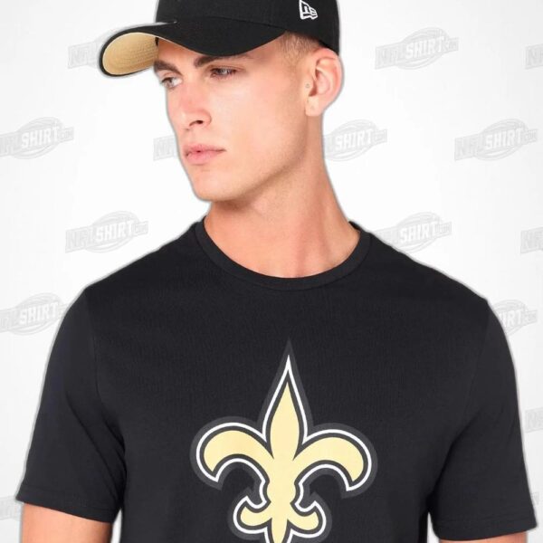 New Orleans Saints Black NFL Shirt - Football Fan Tee 1