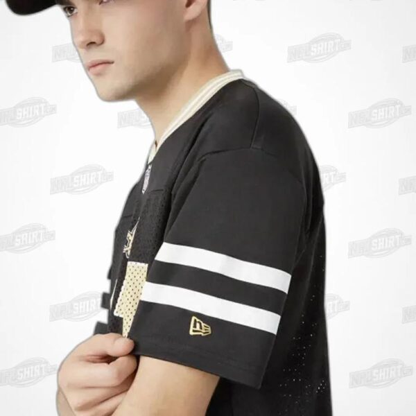 New Orleans Saints Oversize Mesh Jersey NFL Shirt - Football Fan Tee 2