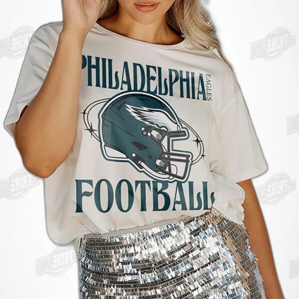 PHILADELPHIA EAGLES Victorious Vixen Flowy NFL Shirt - Football Fan Tee 2
