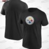 Black Classic Logo Crewneck Pittsburgh Steelers Shirt Black Classic Logo Crewneck Pittsburgh Steelers Shirt