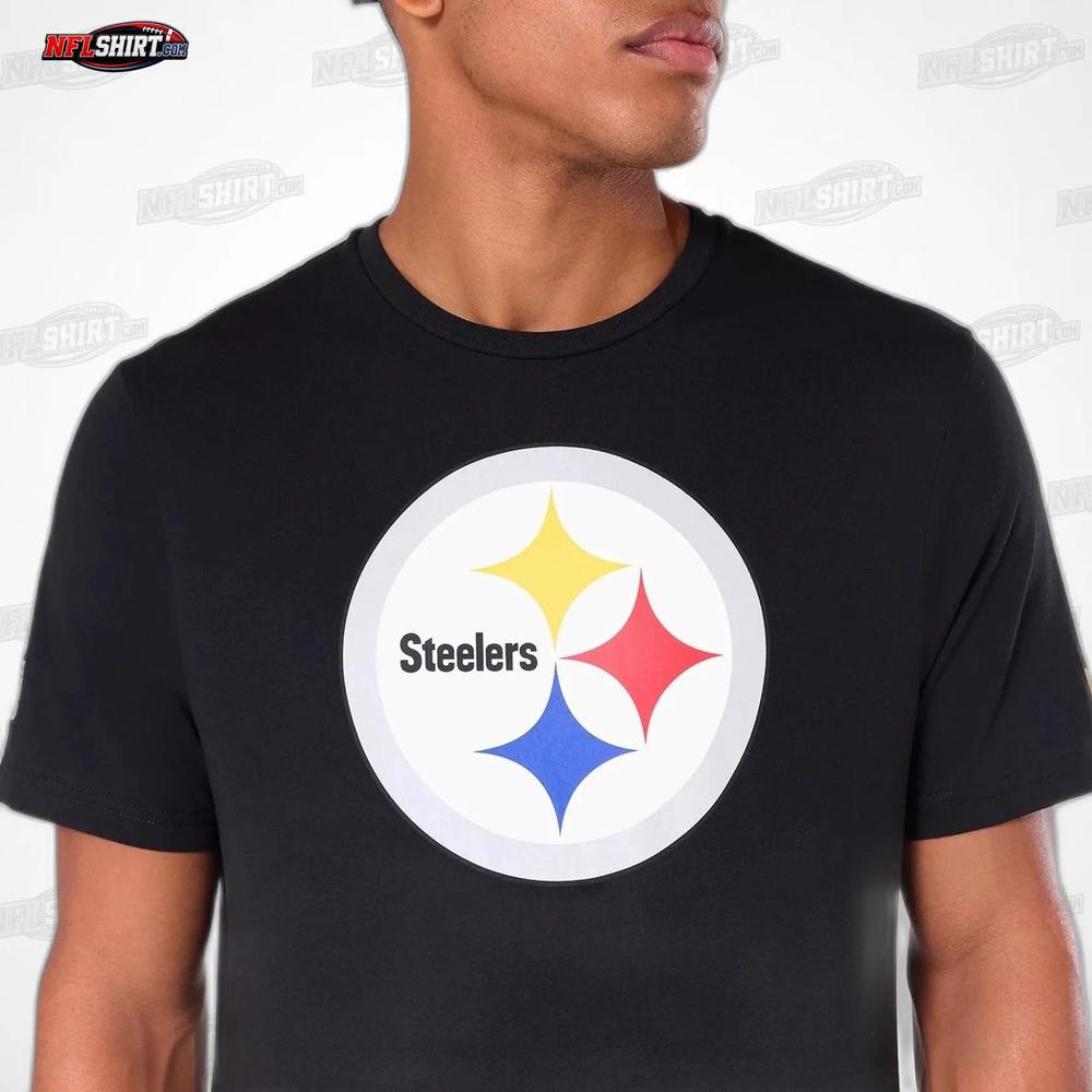 Black Classic Logo Crewneck Pittsburgh Steelers Shirt Black Classic Logo Crewneck Pittsburgh Steelers Shirt