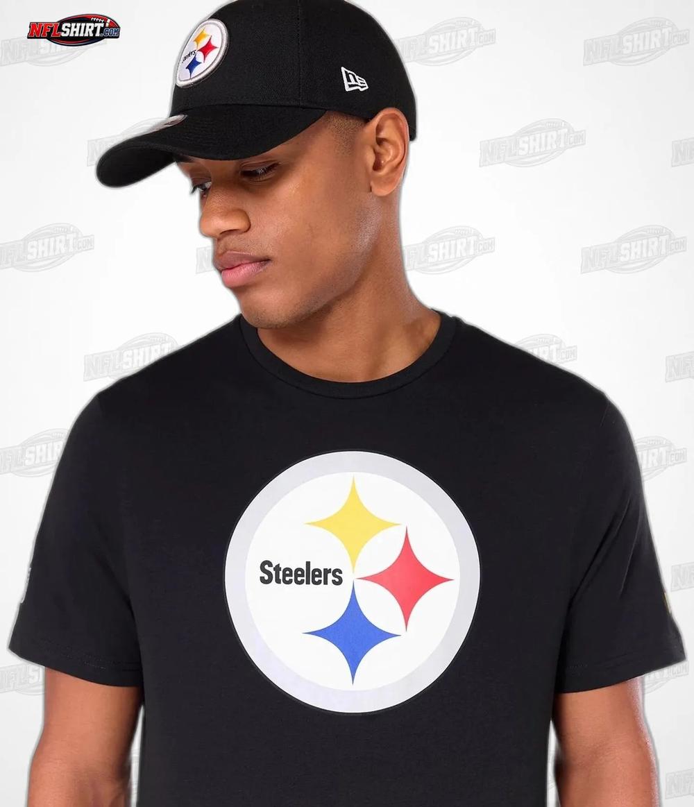 Black Classic Logo Crewneck Pittsburgh Steelers Shirt Black Classic Logo Crewneck Pittsburgh Steelers Shirt
