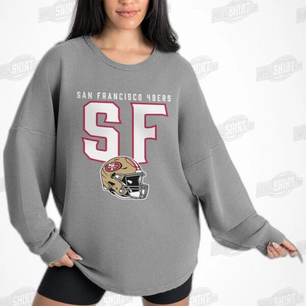 SAN FRANCISCO 49ERS PURE MOTION VINTAGE WASH CORDED NFL Shirt - Football Fan Tee 4