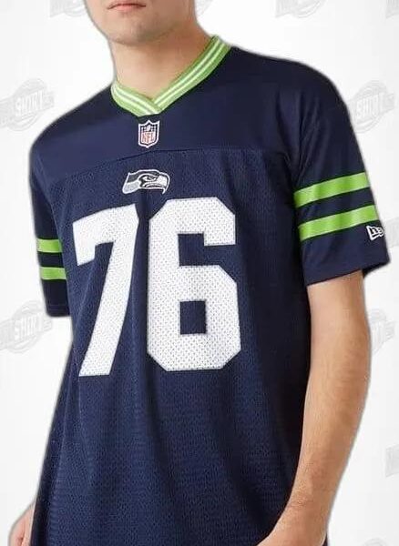 Seattle Seahawks Oversize Mesh Jersey NFL Shirt - Football Fan Tee 2