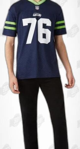 Seattle Seahawks Oversize Mesh Jersey NFL Shirt - Football Fan Tee 3