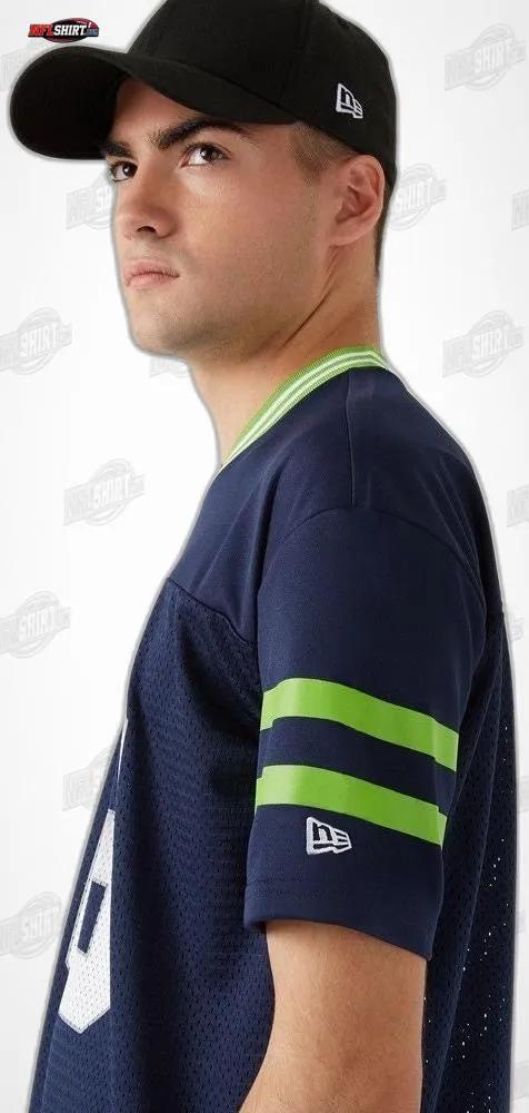 Navy Green Number 76 Oversize Mesh Jersey Seattle Seahawks Shirt Navy Green Number 76 Oversize Mesh Jersey Seattle Seahawks Shirt