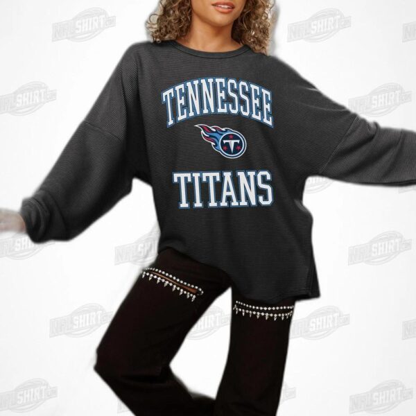 Charcoal Relentless Vintage Wash Corded Tennessee Titans Shirt