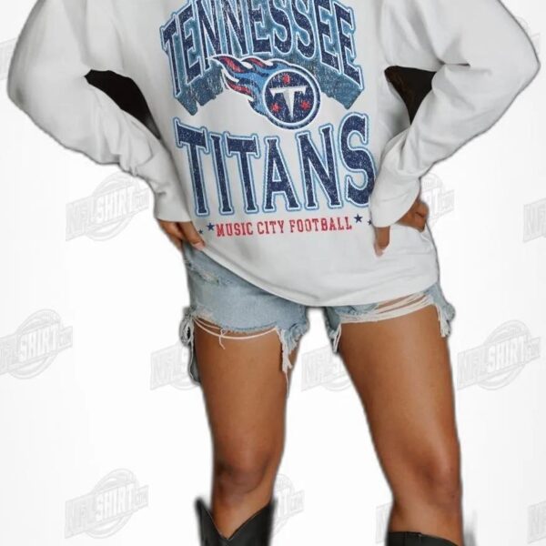 TENNESSEE TITANS Time Out Midweight Long Sleeve NFL Shirt - Football Fan Tee 1