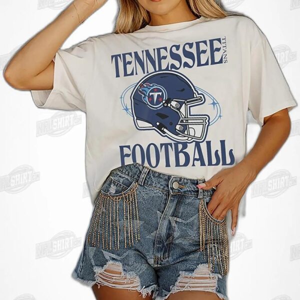 Cream Victorious Vixen Flowy Tennessee Titans Shirt