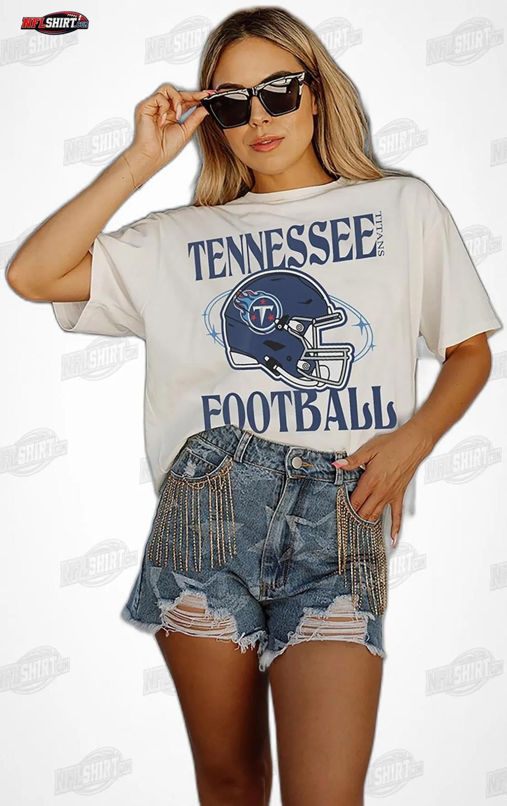 Cream Victorious Vixen Flowy Tennessee Titans Shirt Cream Victorious Vixen Flowy Tennessee Titans Shirt