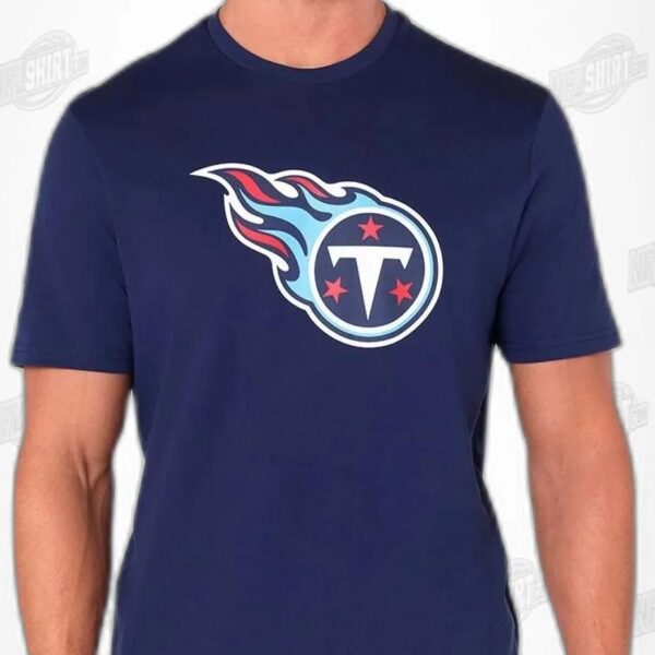 Flaming T Logo Tennessee Titans Shirt