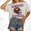 White Valkyrie Ruffle Sleeve Knit Top Washington Commanders Shirt White Valkyrie Ruffle Sleeve Knit Top Washington Commanders Shirt