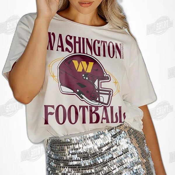 WASHINGTON COMMANDERS Victorious Vixen Flowy NFL Shirt - Football Fan Tee 2
